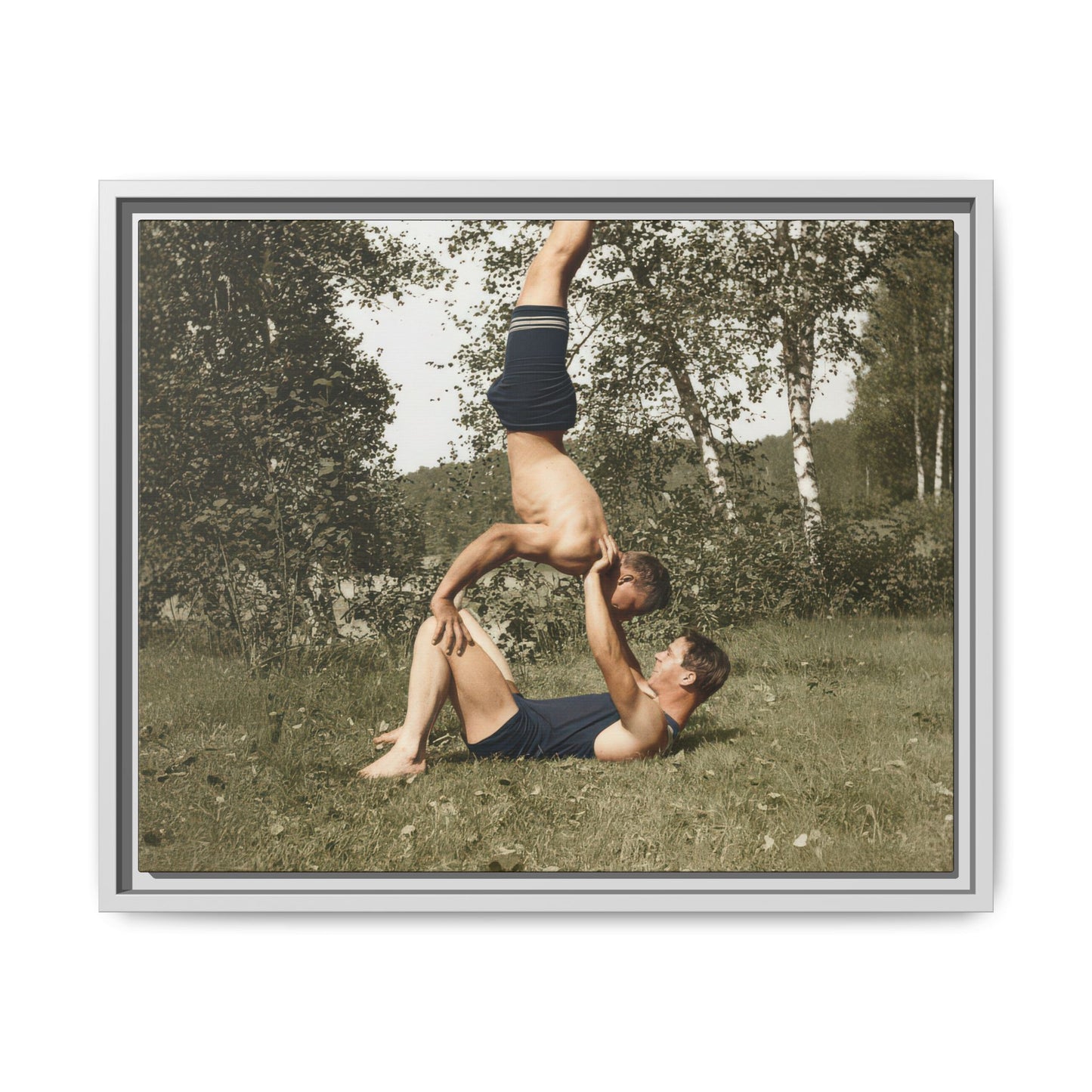 nager 017 | Framed Vintage Photo - Matte Canvas