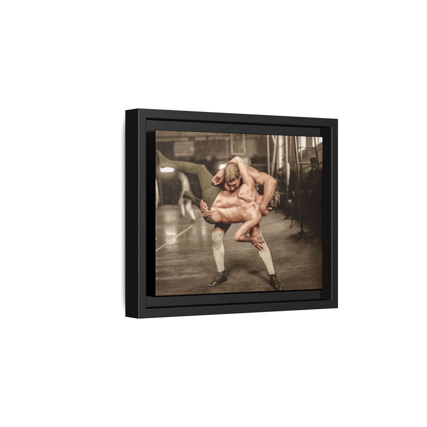 athlétisme 006 | Framed Vintage Photo - Matte Canvas
