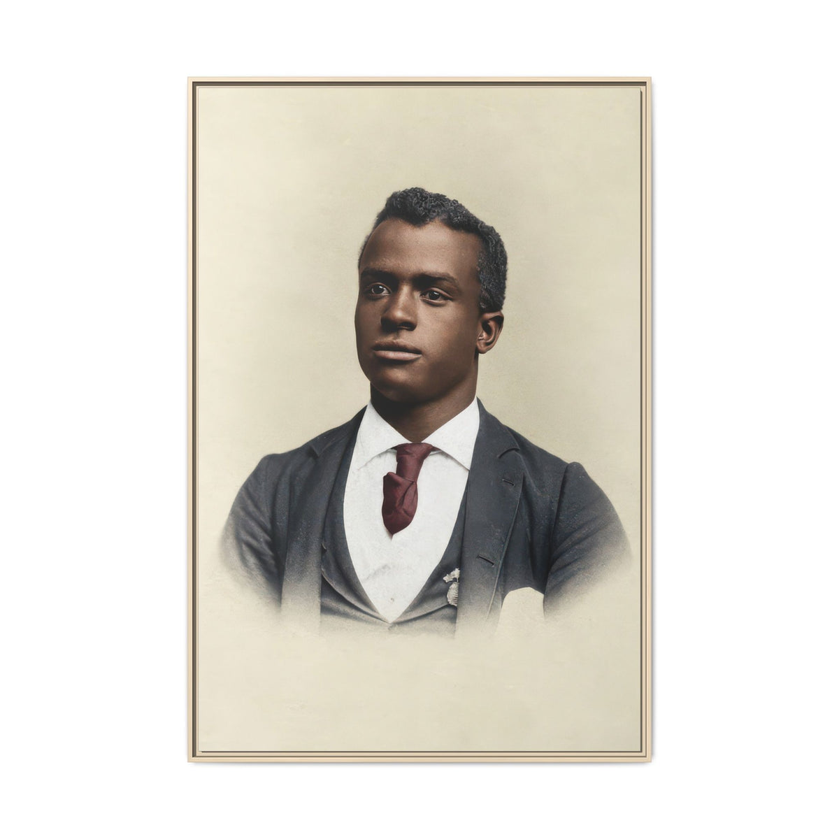 celibataire 027 | Framed Vintage Photo - Matte Canvas