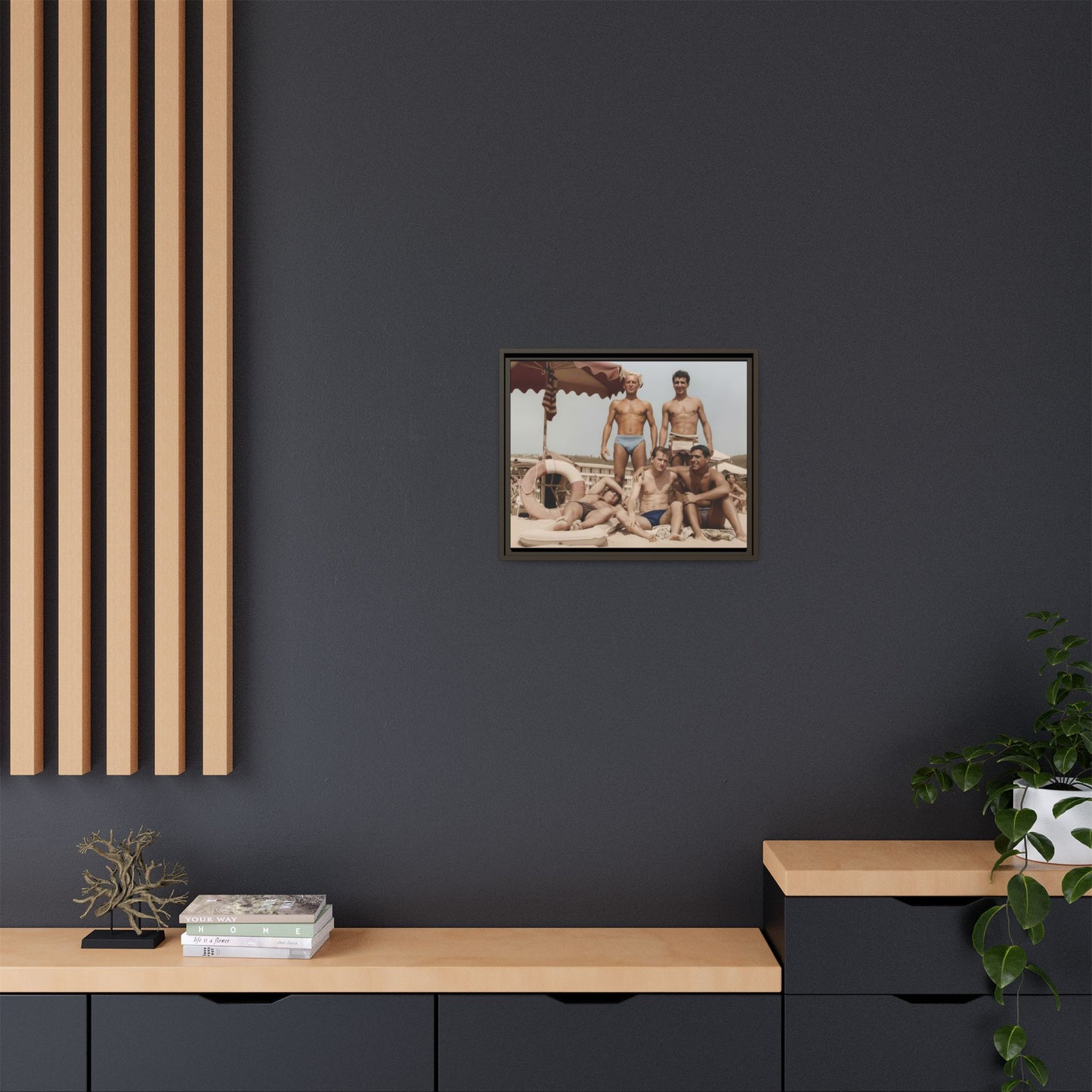 nager 033 | Framed Vintage Photo - Matte Canvas