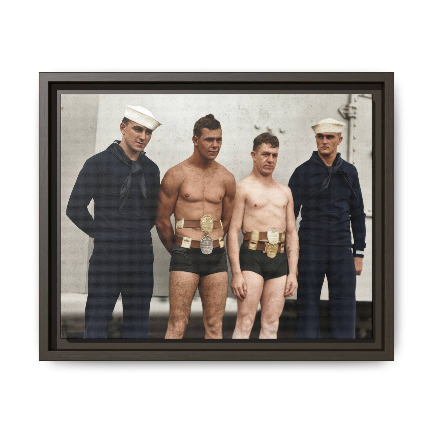 athlétisme 049 | Framed Vintage Photo - Matte Canvas