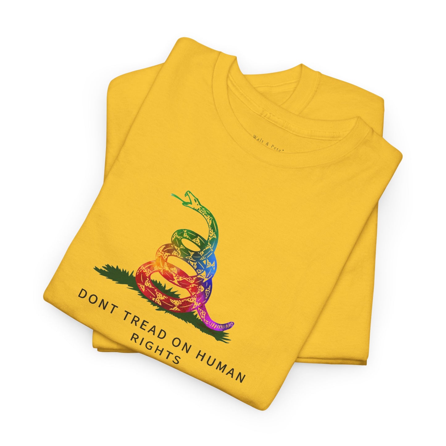Don't Tread on Human Rights Graphic T-Shirt | Equality Activist Tee