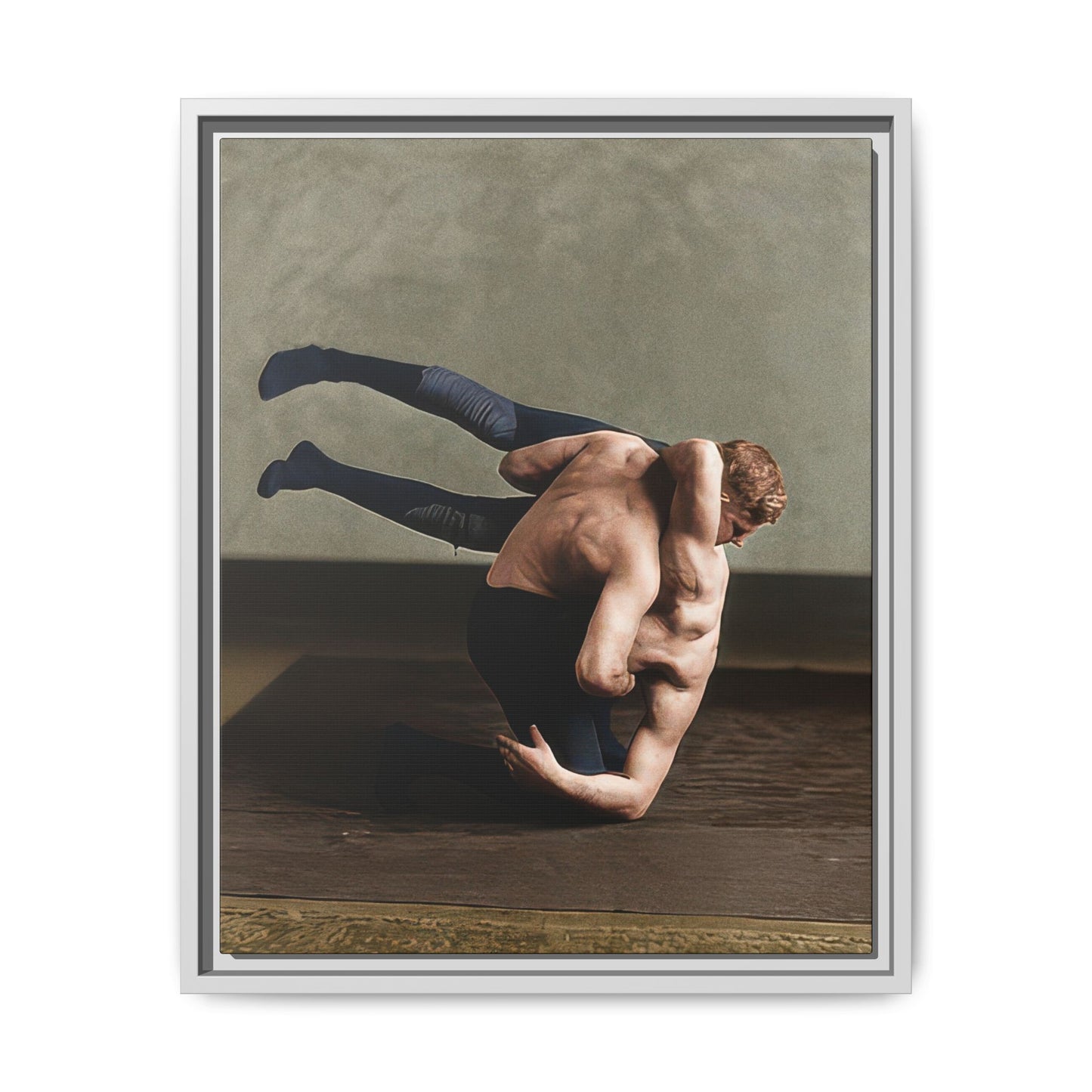 athlétisme 026 | Framed Vintage Photo - Matte Canvas