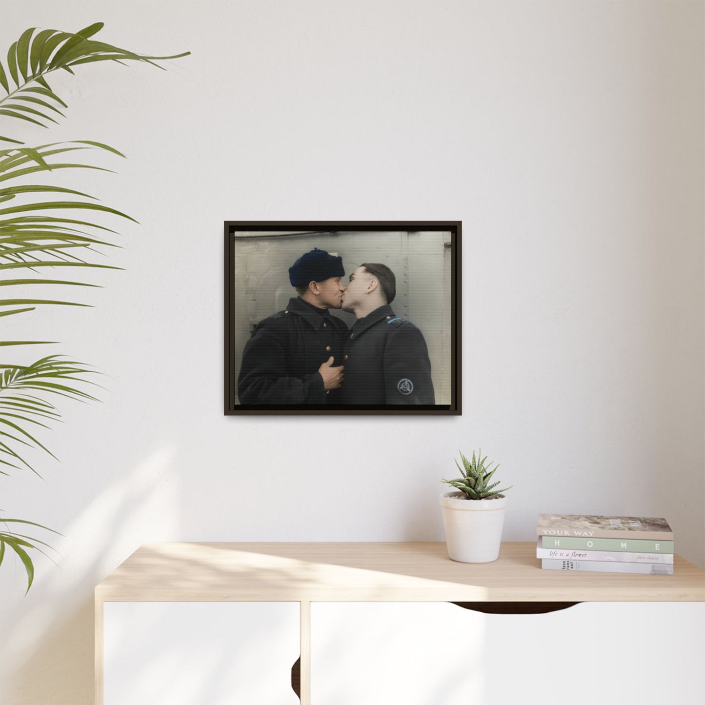 paire 004 | Framed Vintage Photo - Matte Canvas