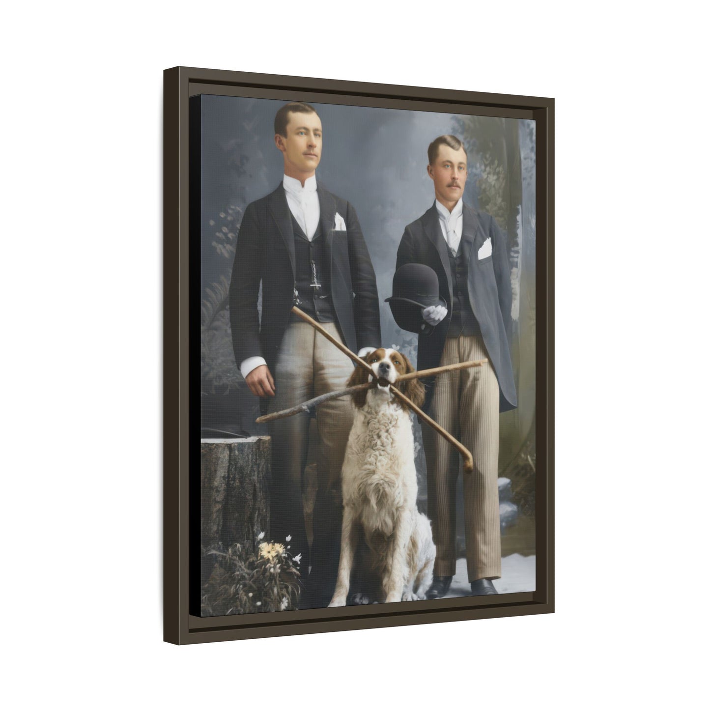 paire 130 | Framed Vintage Photo - Matte Canvas