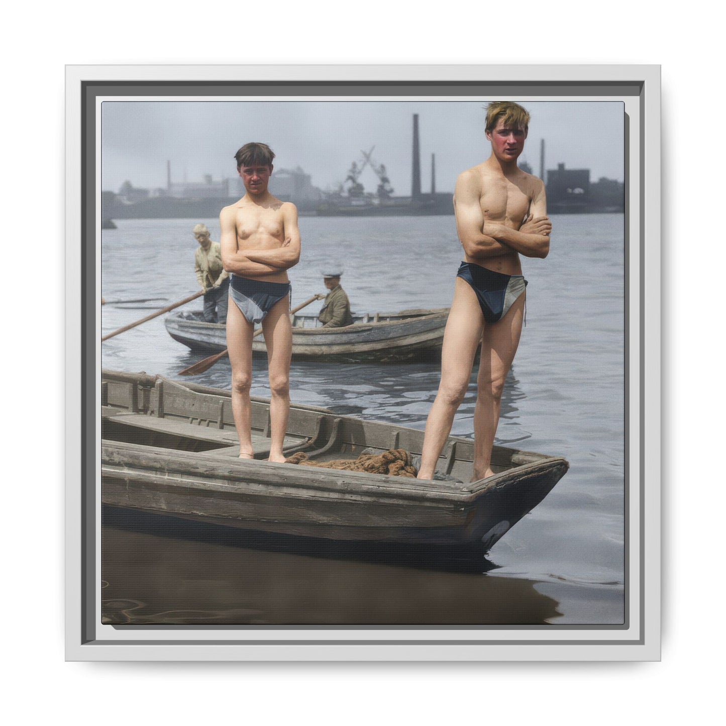 nager 050 | Framed Vintage Photo - Matte Canvas