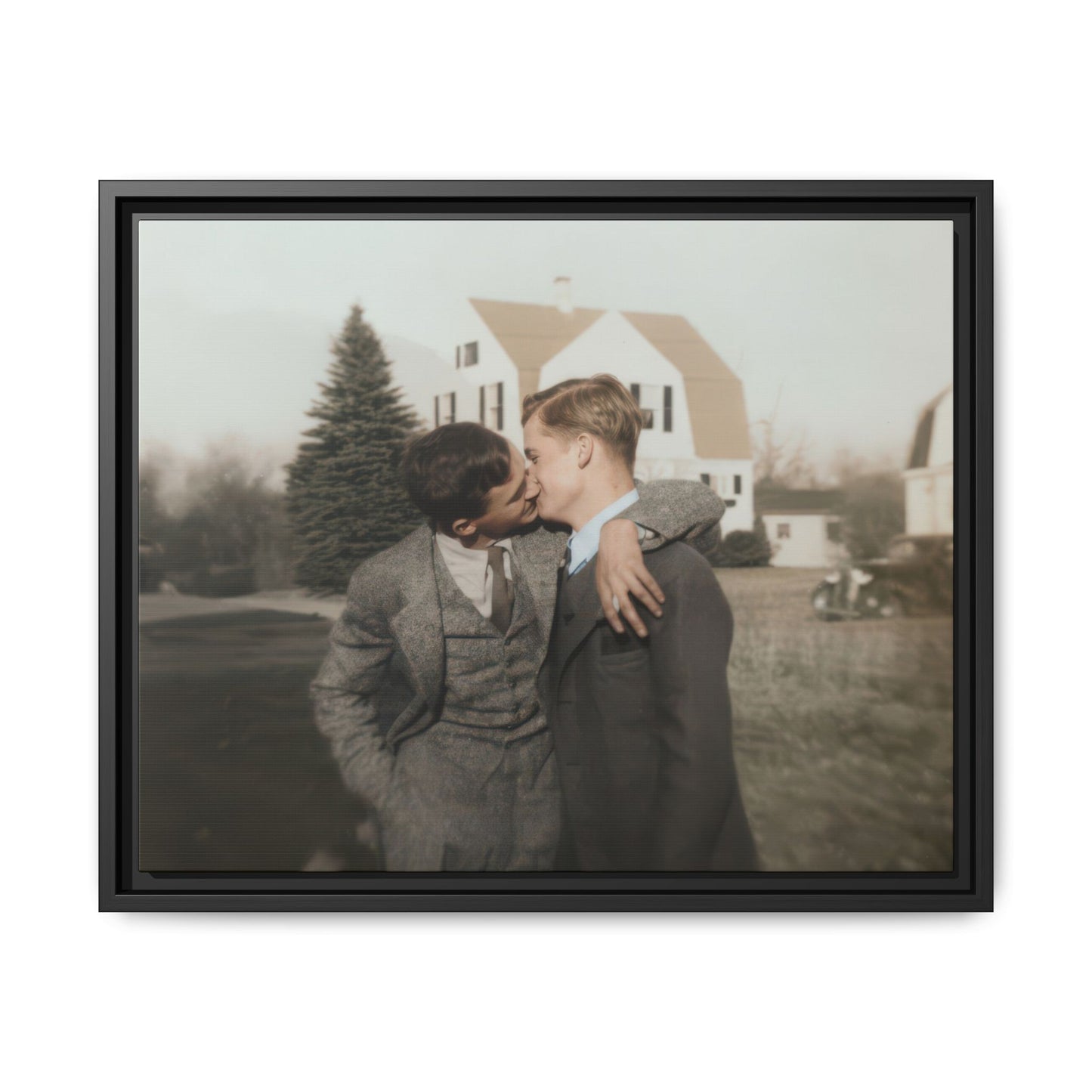 archival vintage photo canvas wall art from Ephemera of Us collection