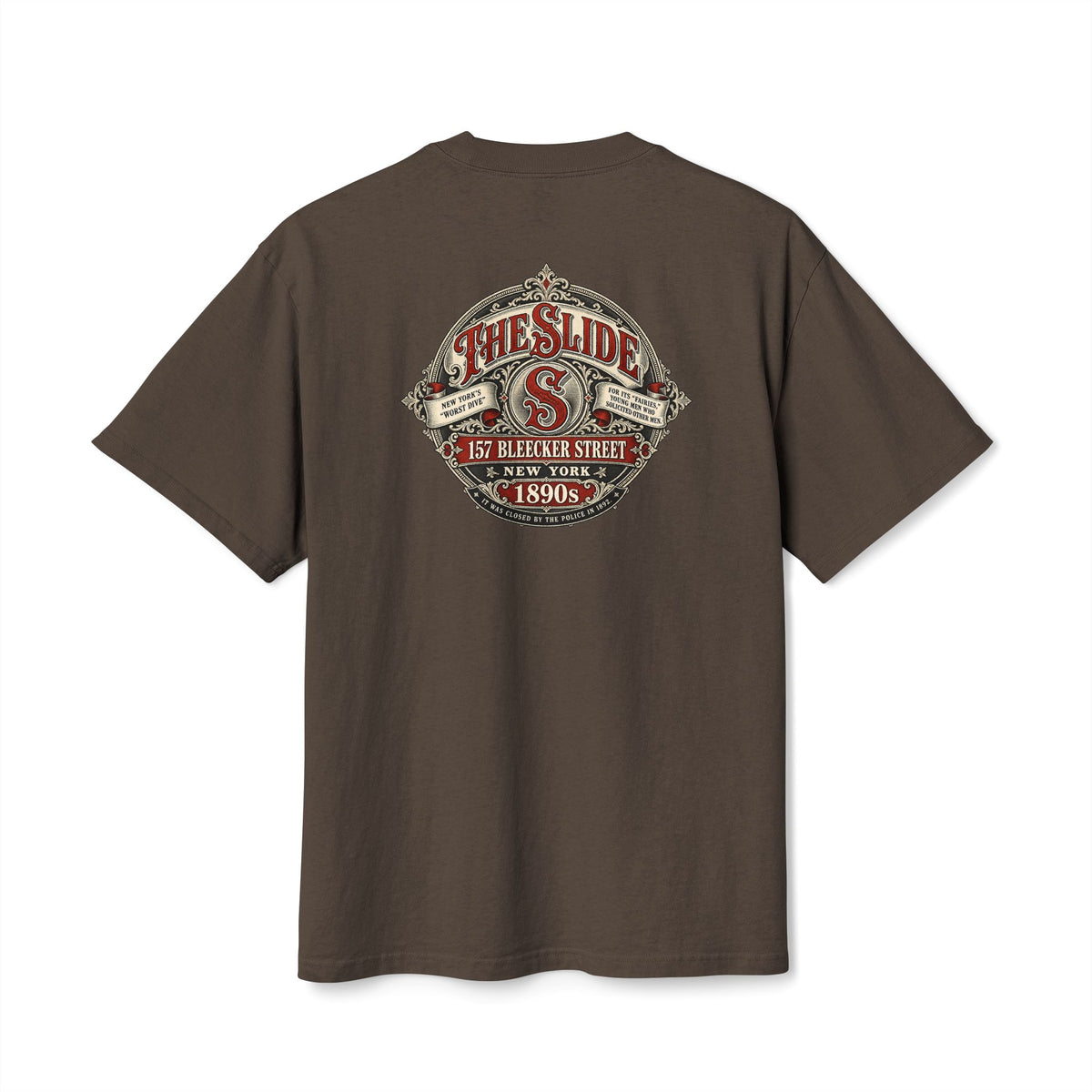 The Slide 1890s New York T-Shirt | Historic Gay Bar Heritage Tee