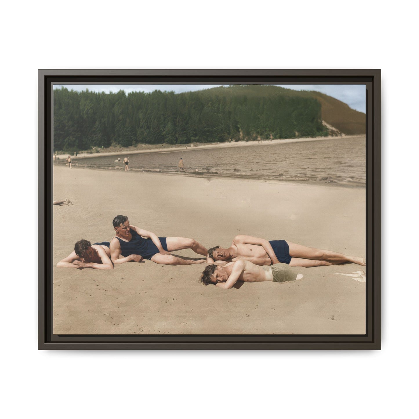 nager 026 | Framed Vintage Photo - Matte Canvas