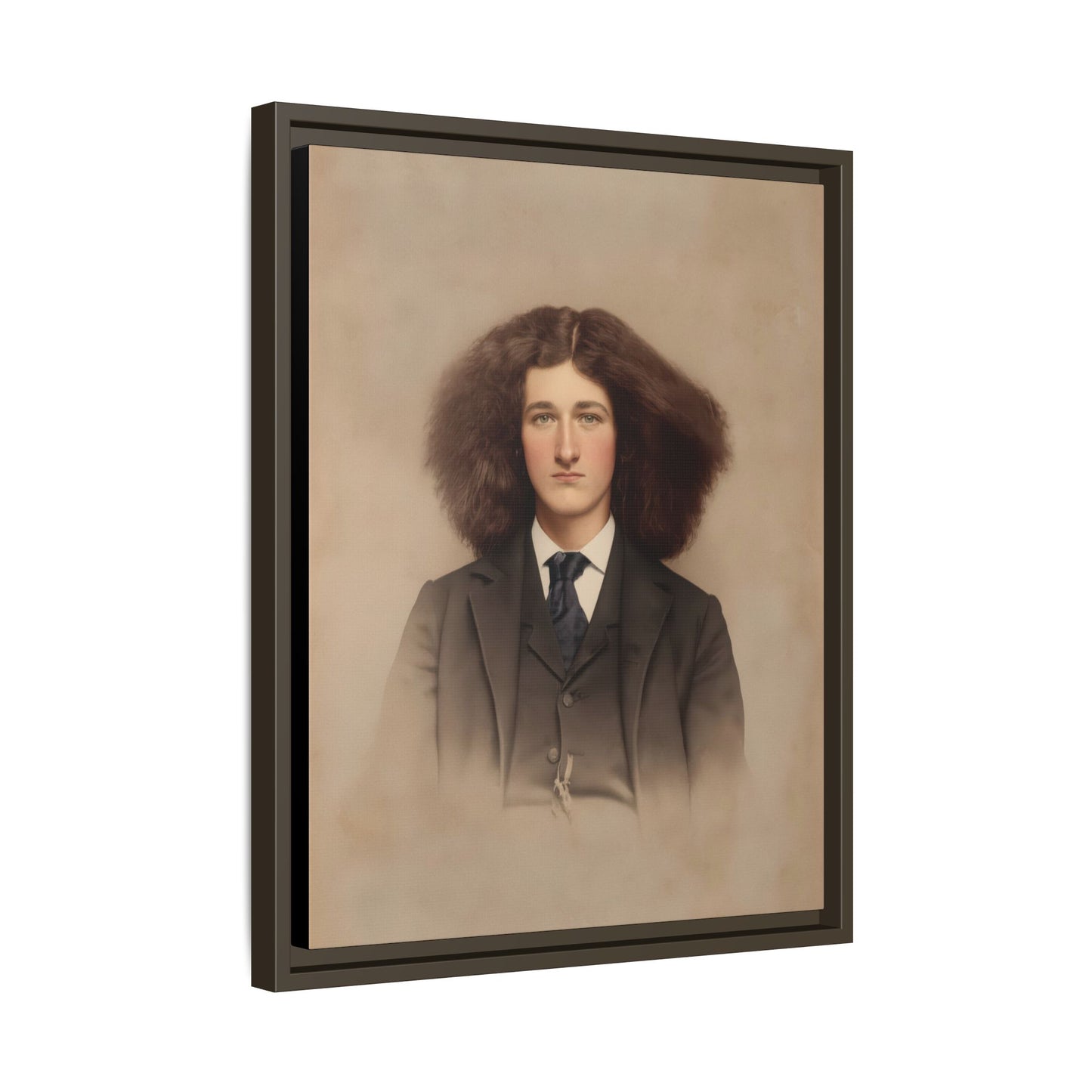 celibataire 033 | Framed Vintage Photo - Matte Canvas