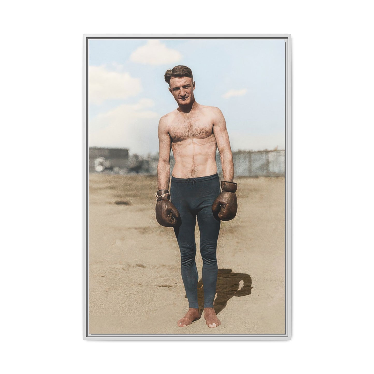 Copy of athlétisme 039 | Framed Vintage Photo - Matte Canvas