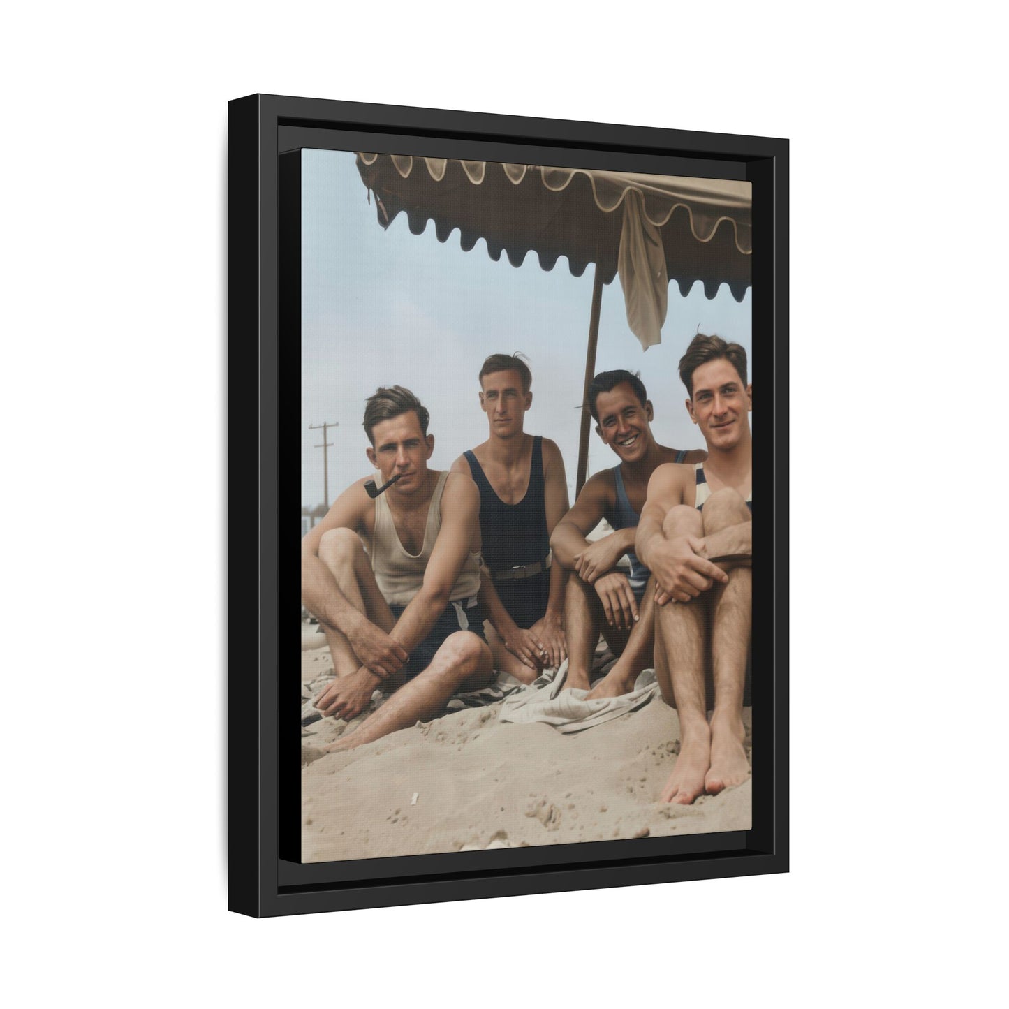nager 029 | Framed Vintage Photo - Matte Canvas