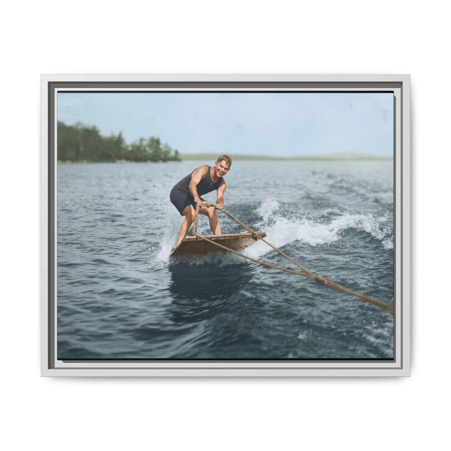 nager 015 | Framed Vintage Photo - Matte Canvas
