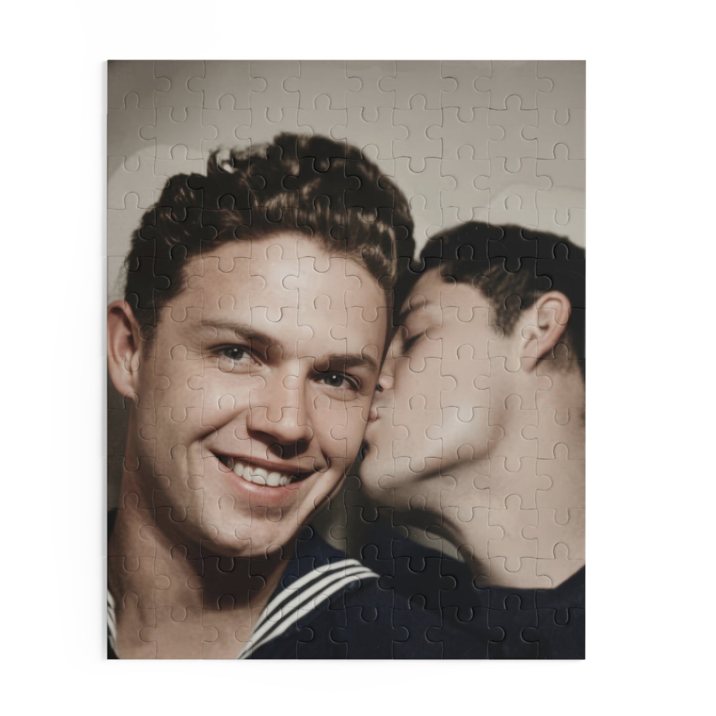 Photobooth Sailor Companions | Restored Historical Jigsaw Puzzle | paire 035