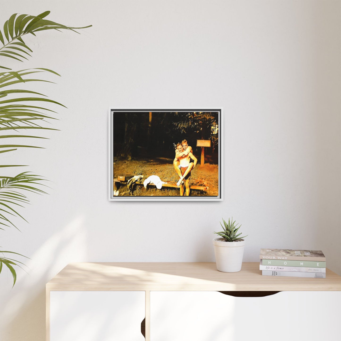 nager 009 | Framed Vintage Photo - Matte Canvas