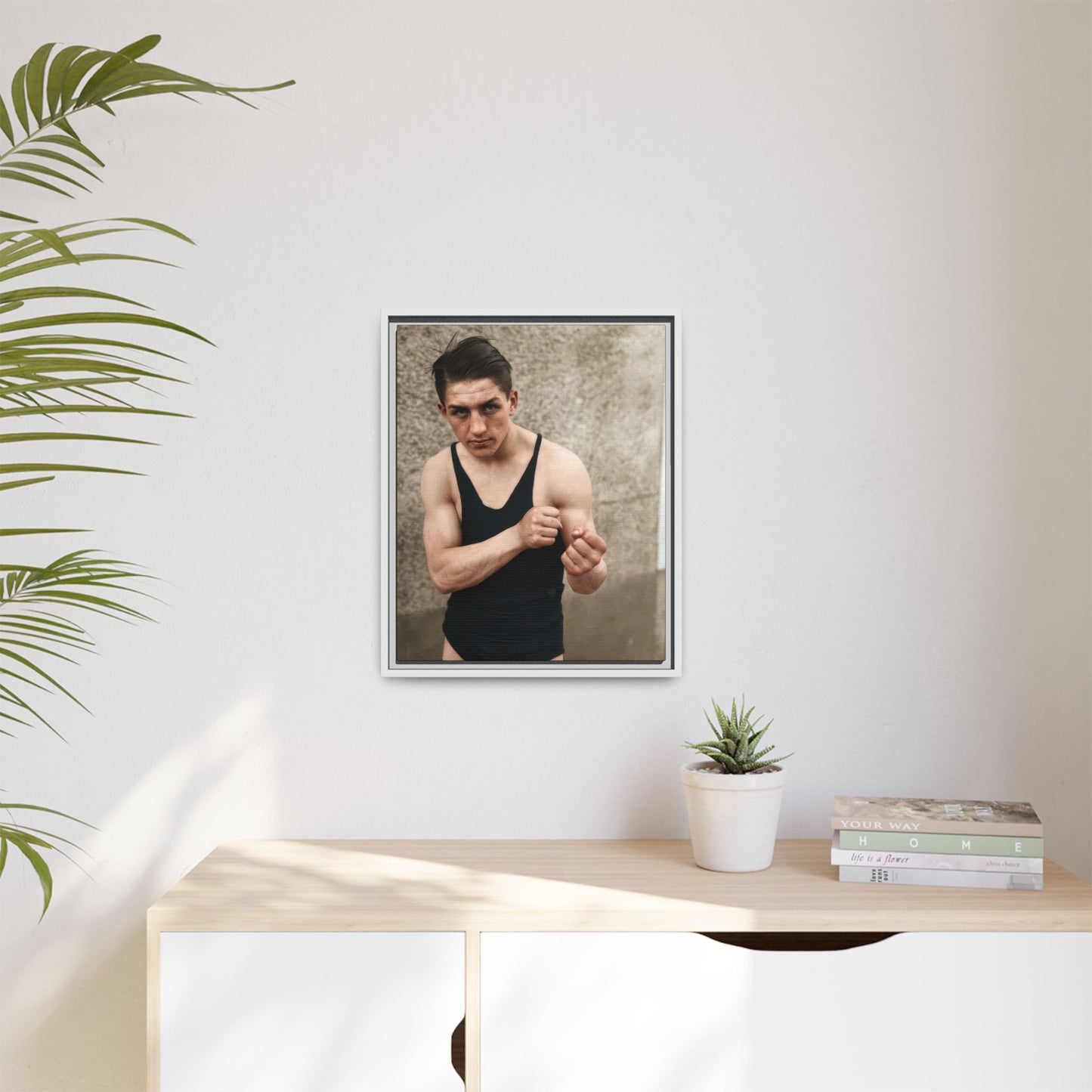 athlétisme 048 | Framed Vintage Photo - Matte Canvas