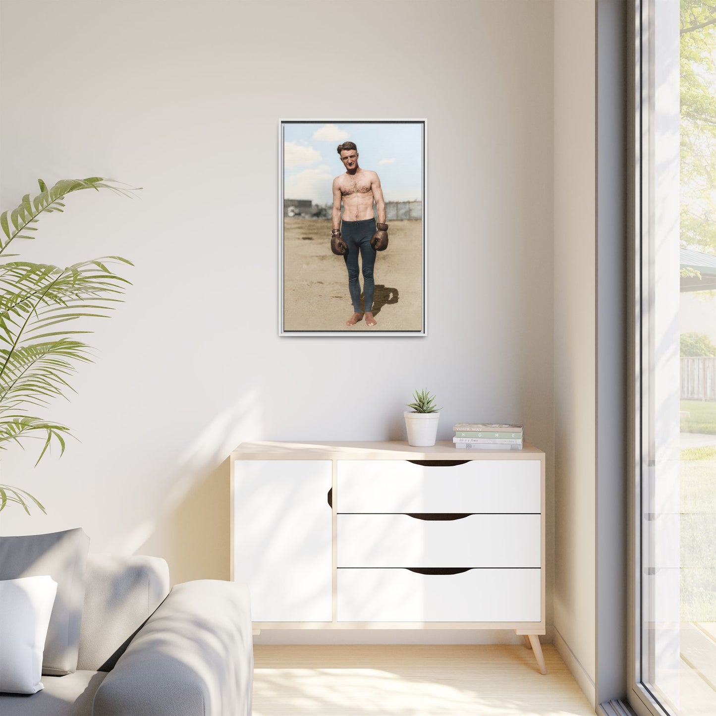 Copy of athlétisme 039 | Framed Vintage Photo - Matte Canvas