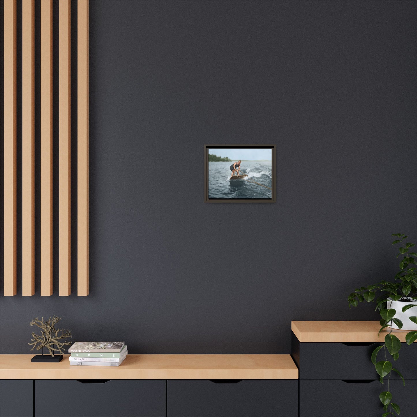 nager 015 | Framed Vintage Photo - Matte Canvas