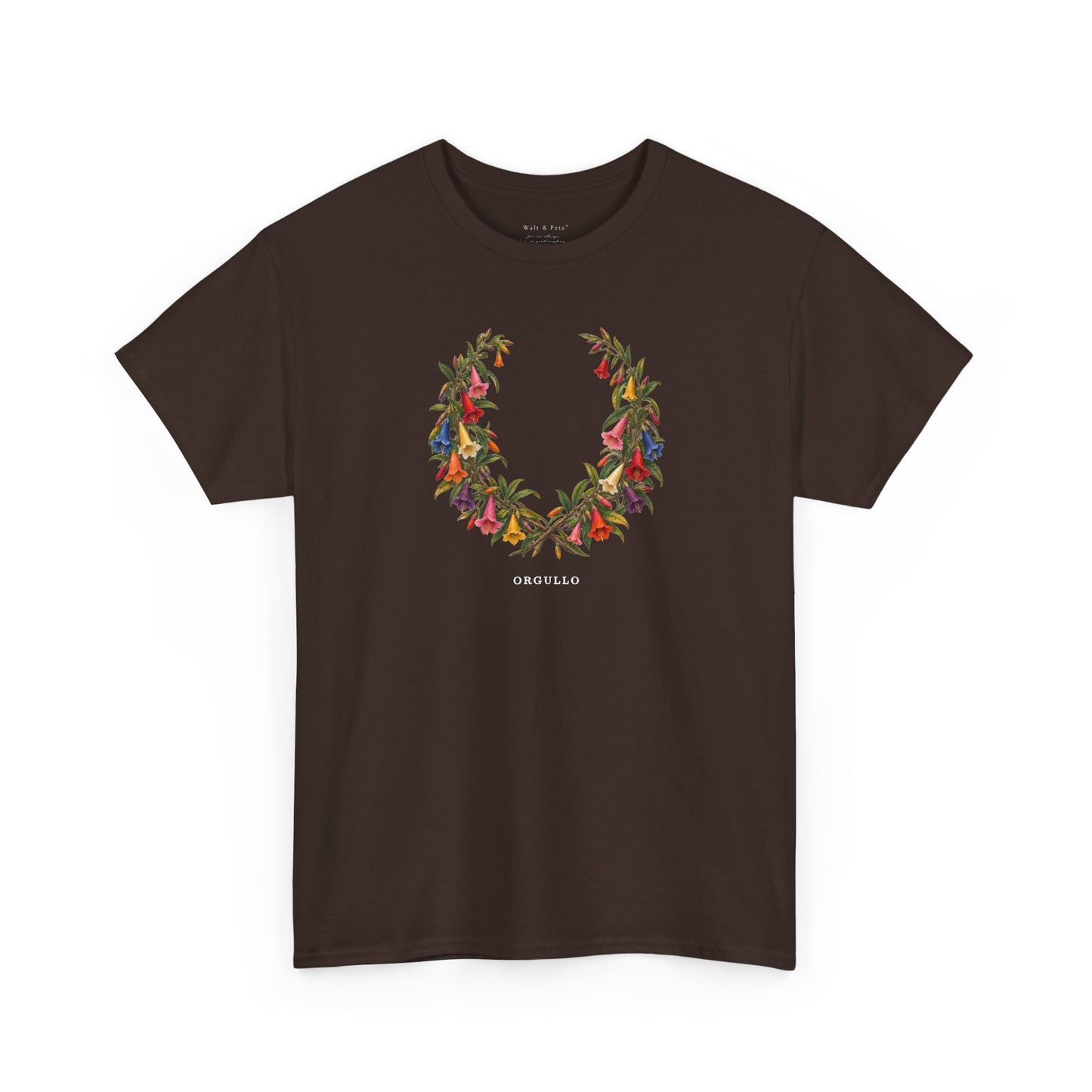 Orgullo Cantuta Pride T-Shirt | Peruvian Botanical LGBTQ+ Tee