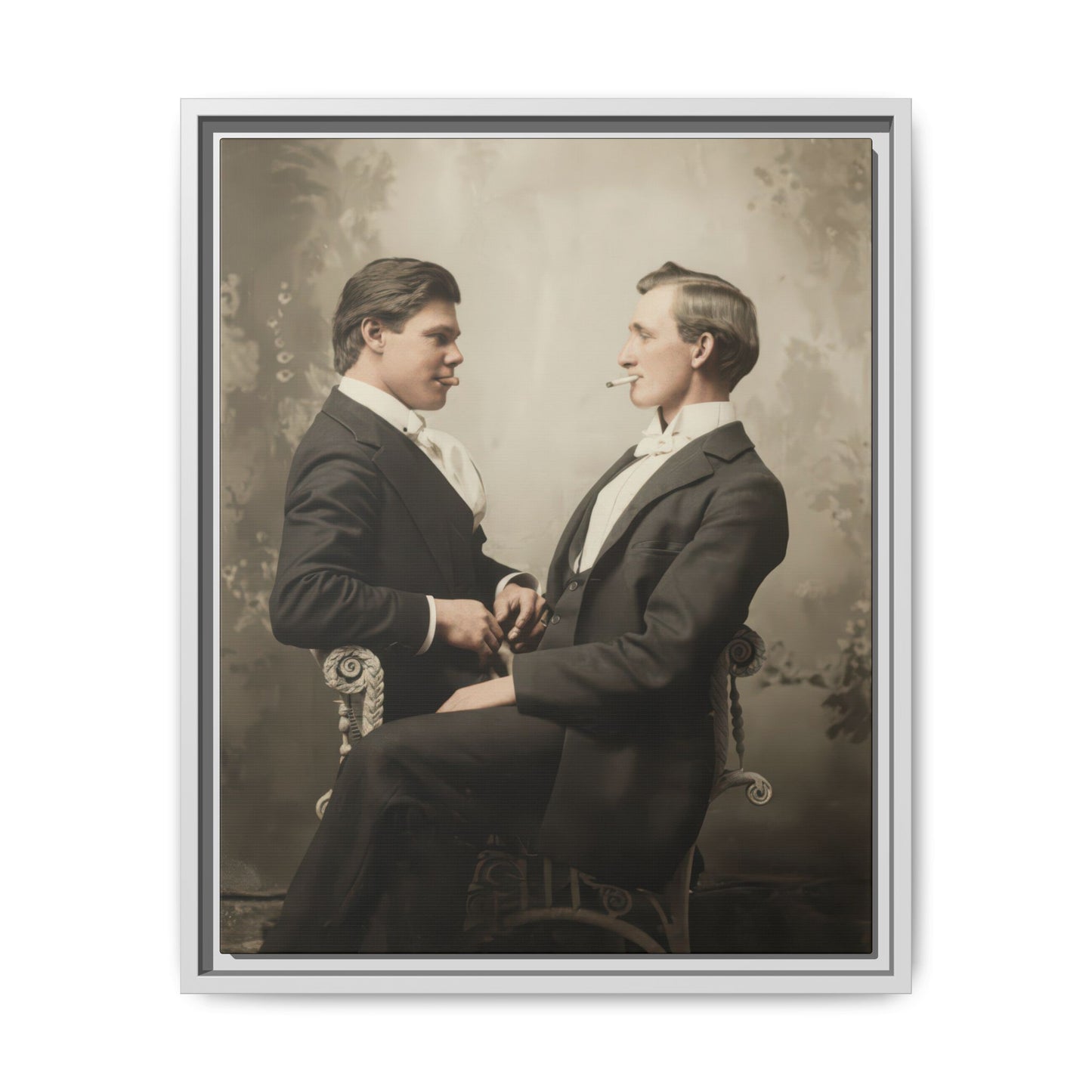 paire 106 | Framed Vintage Photo - Matte Canvas