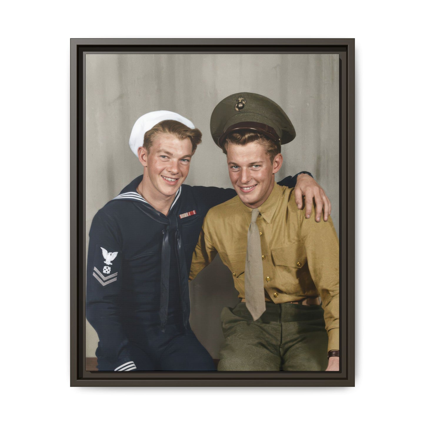 paire 132 | Framed Vintage Photo - Matte Canvas