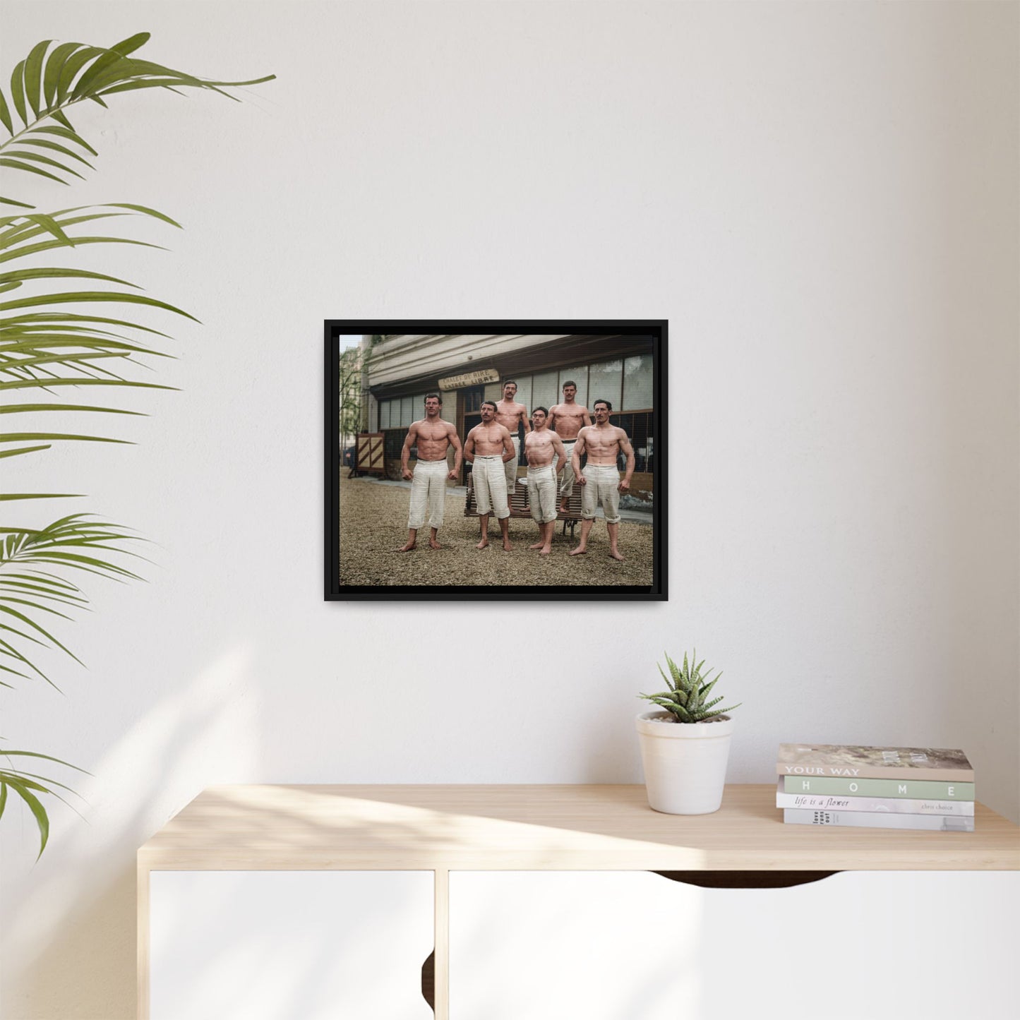 athlétisme 044| Framed Vintage Photo - Matte Canvas