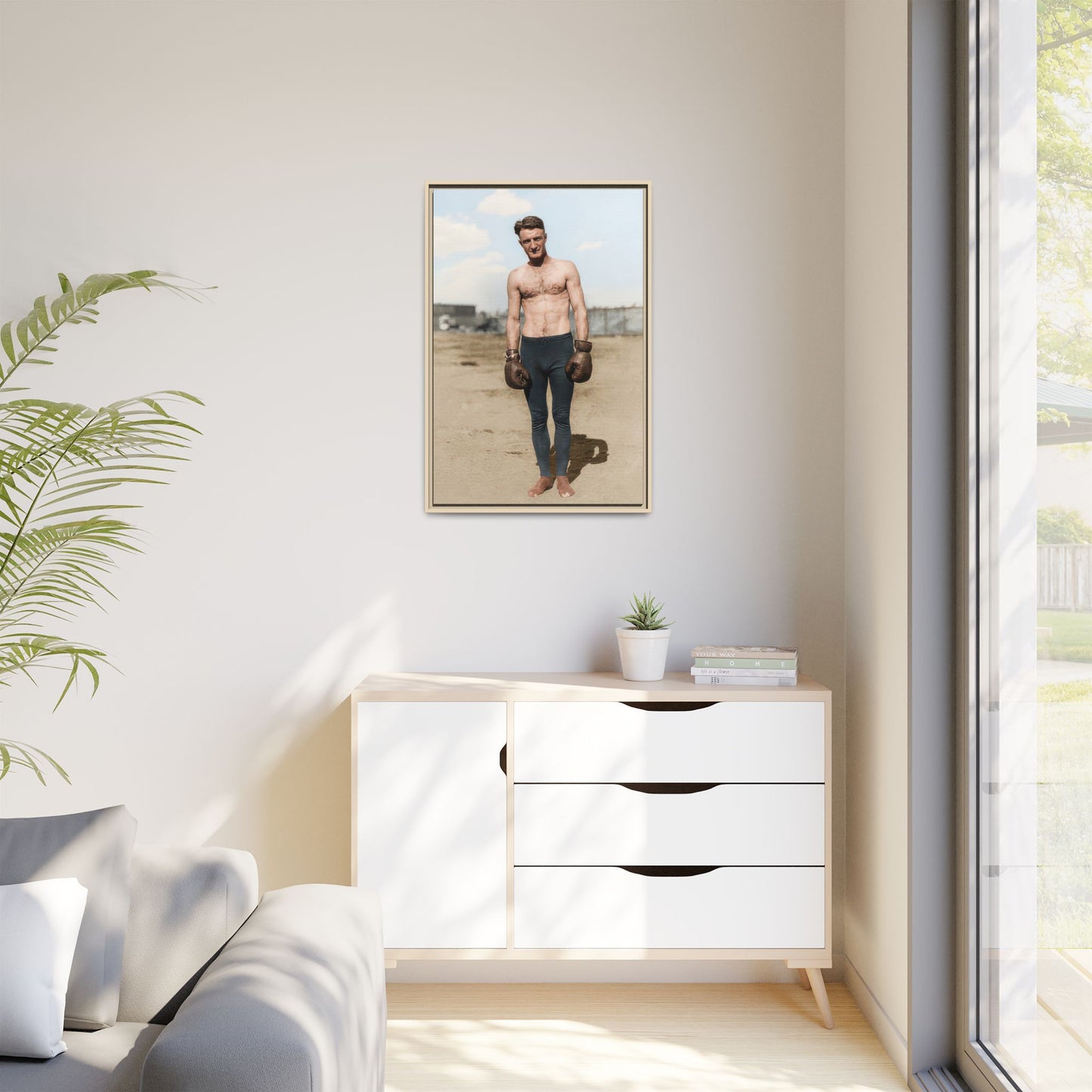 Copy of athlétisme 039 | Framed Vintage Photo - Matte Canvas