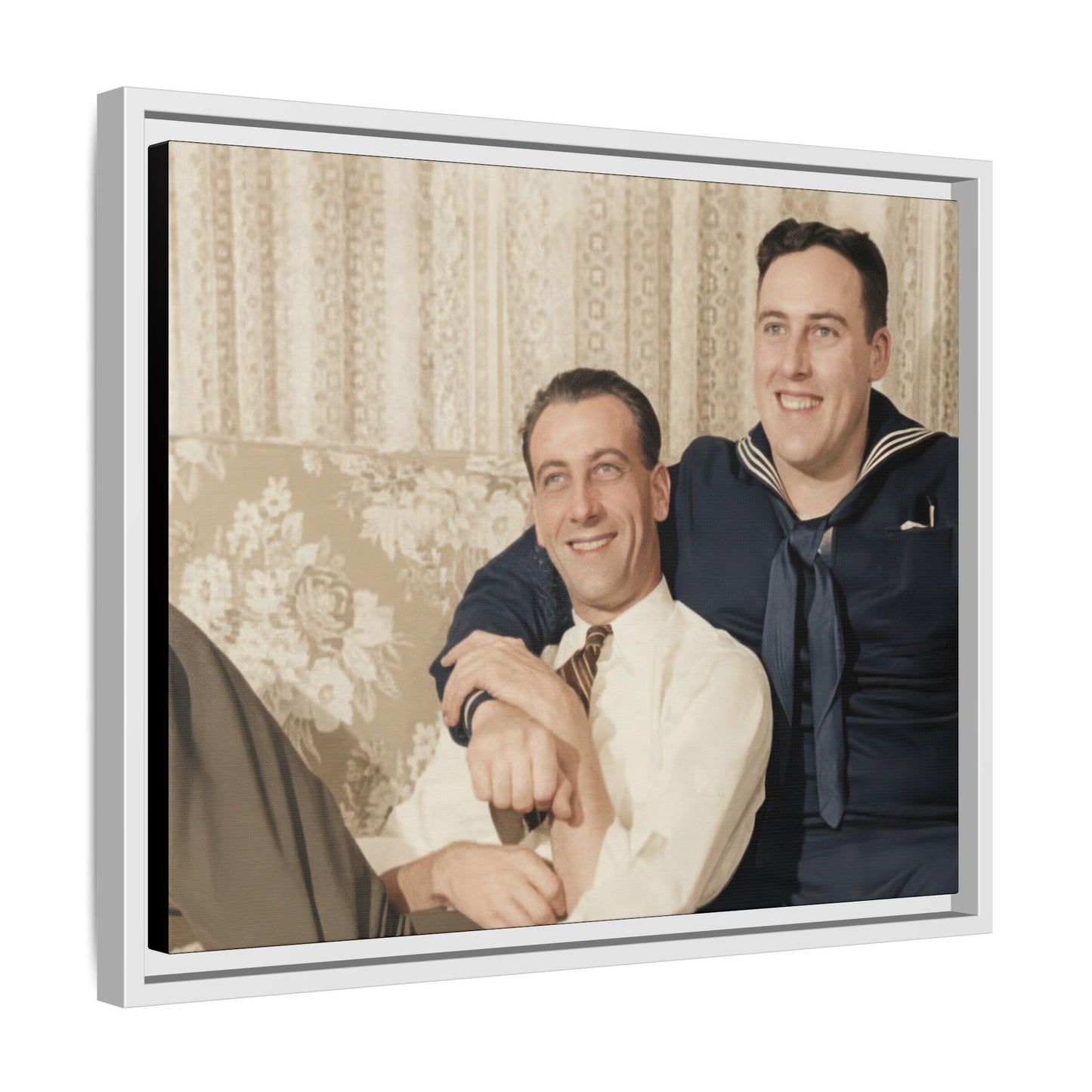 paire 108 | Framed Vintage Photo - Matte Canvas