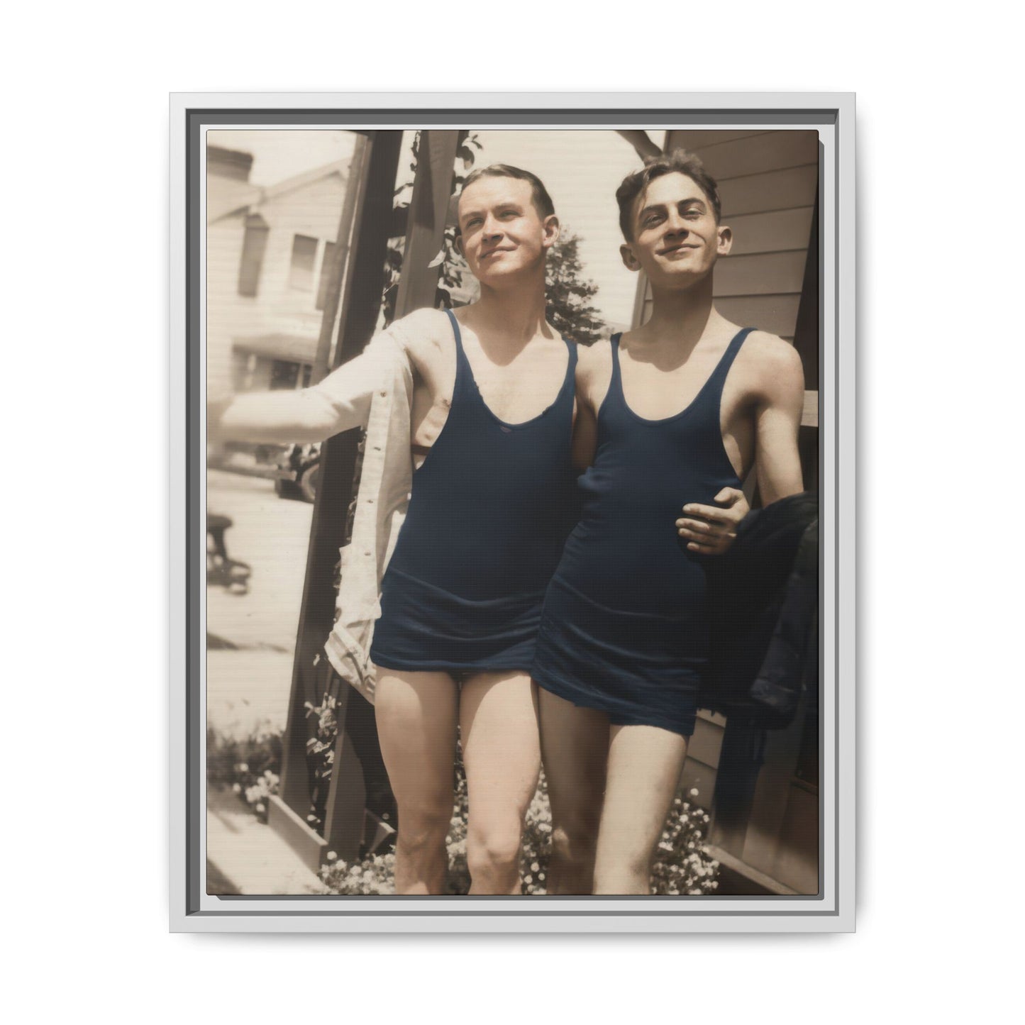 nager 024 | Framed Vintage Photo - Matte Canvas
