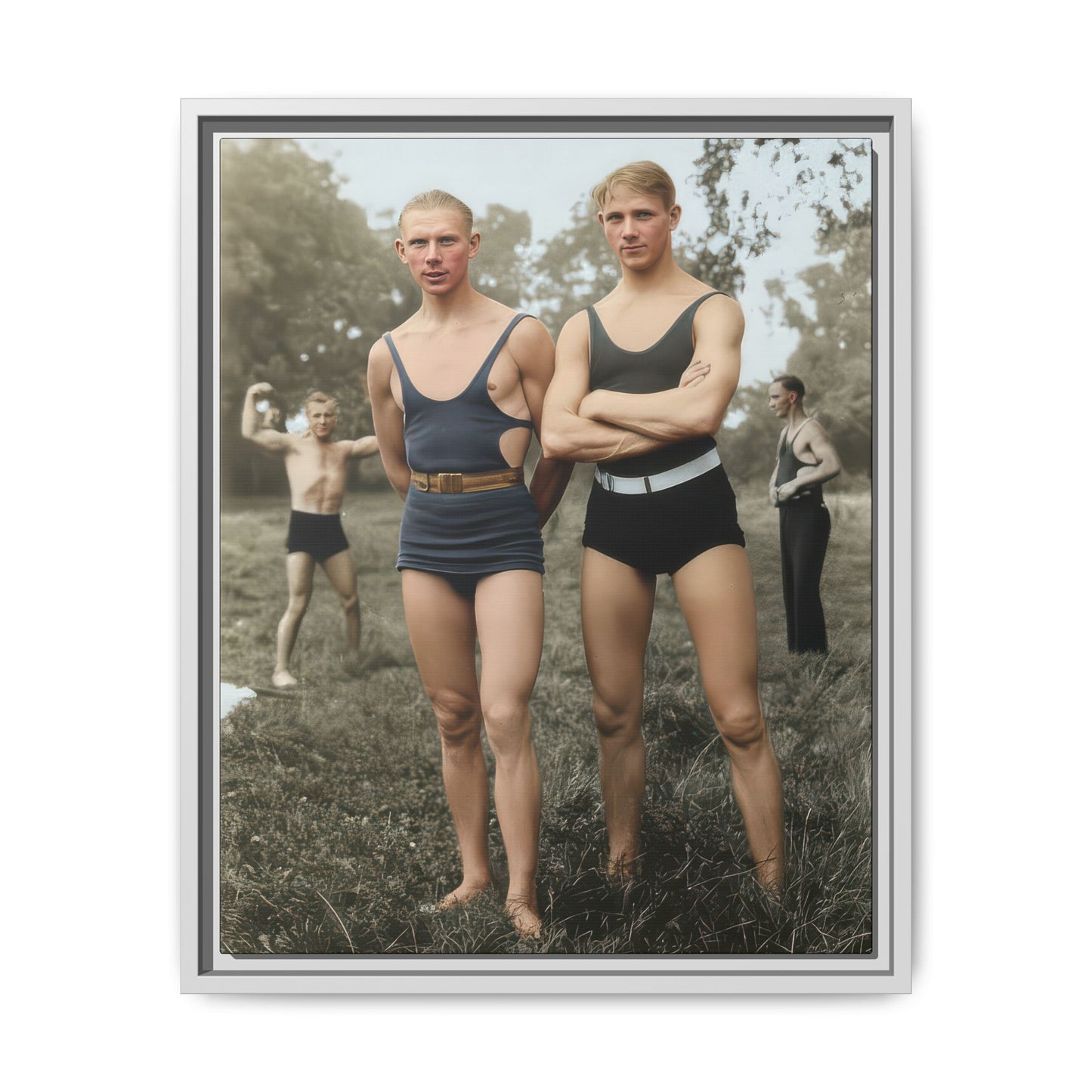 nager 037 | Framed Vintage Photo - Matte Canvas