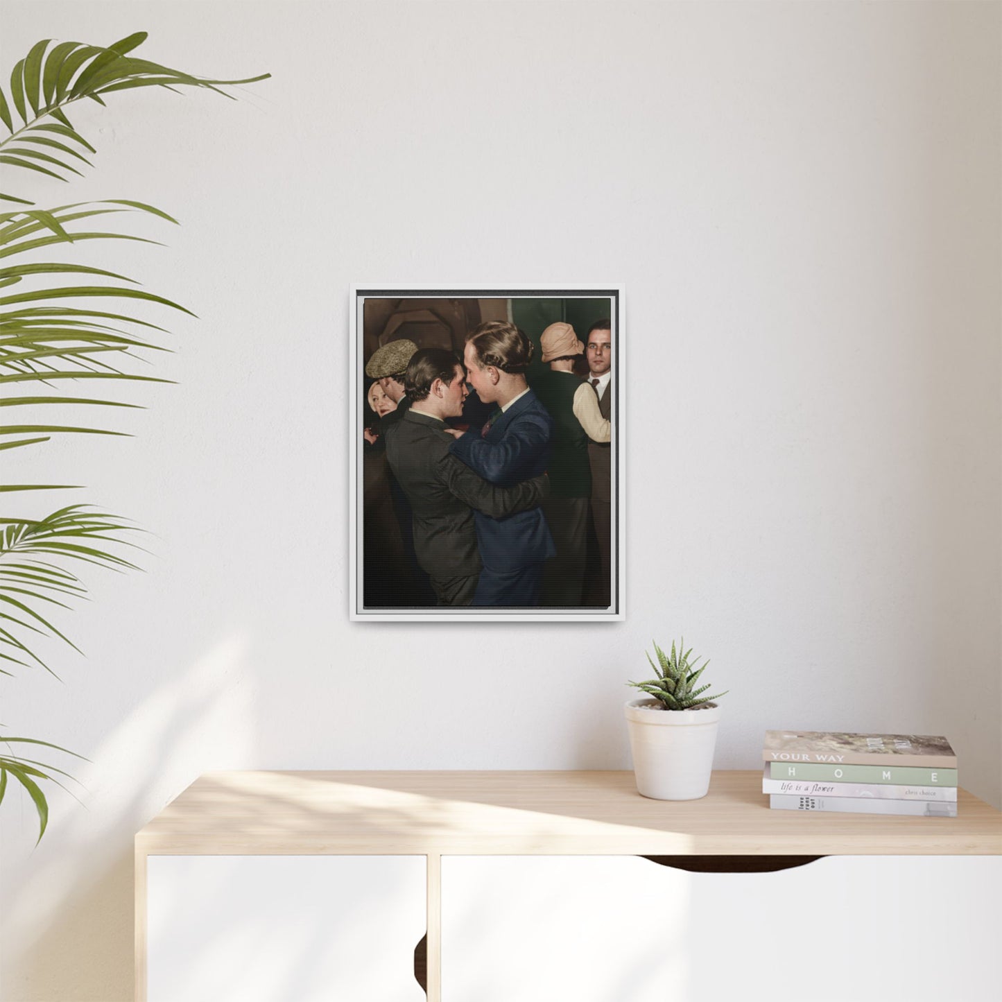 paire 141 | Framed Vintage Photo - Matte Canvas