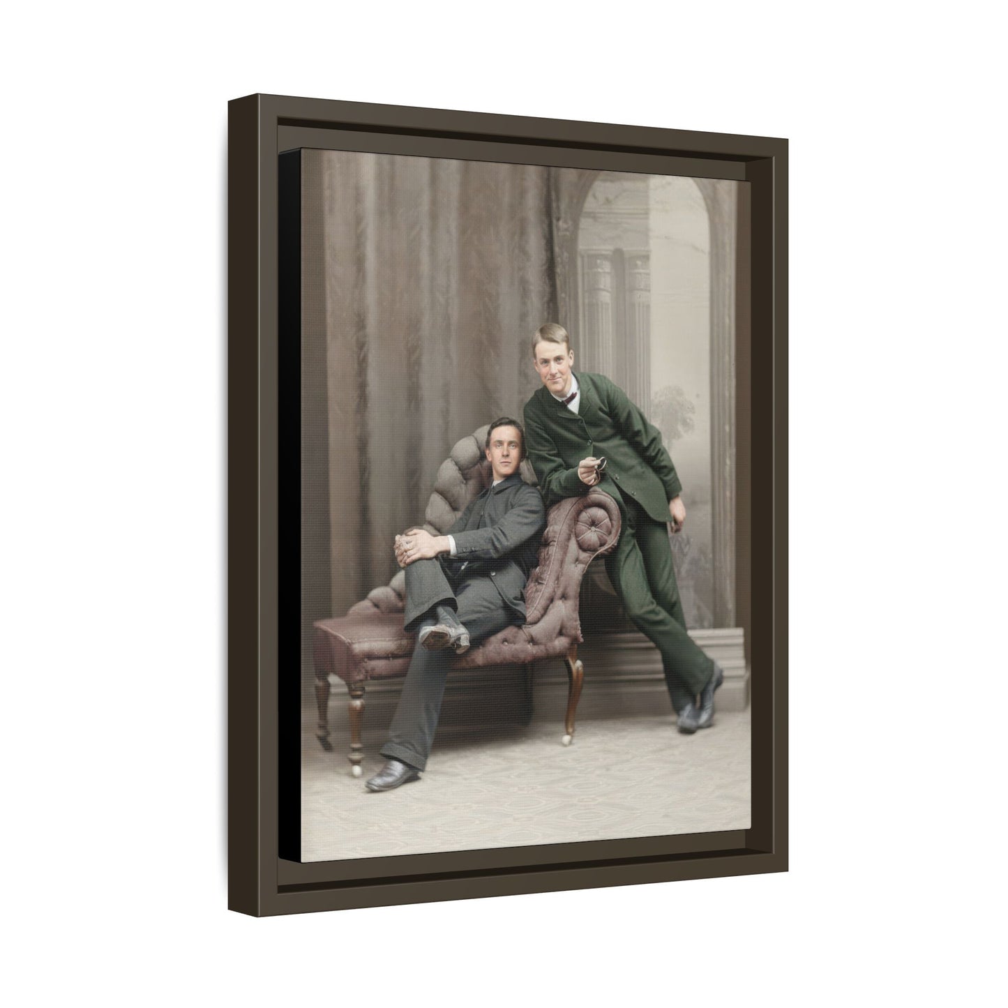 paire 148 | Framed Vintage Photo - Matte Canvas