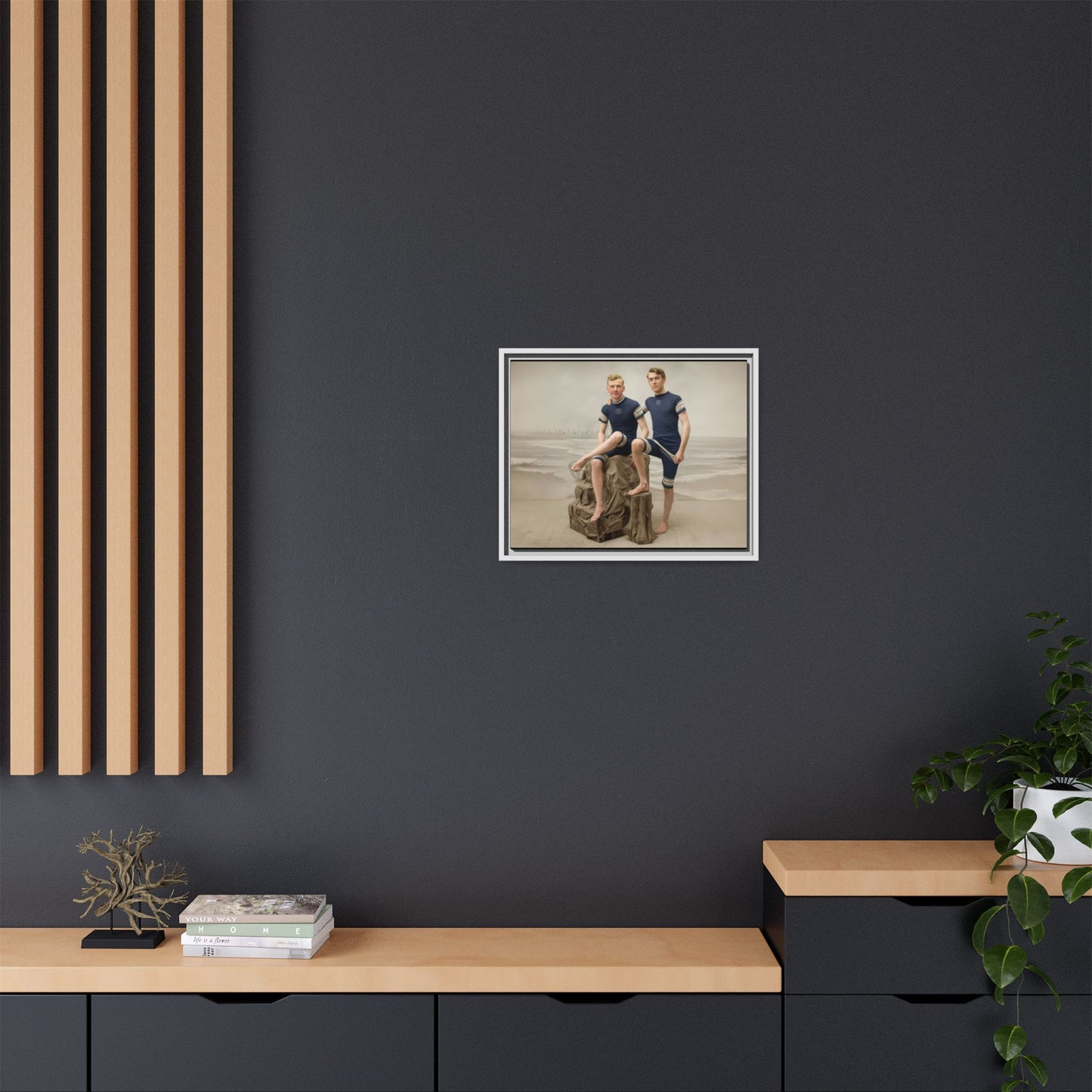 nager 036 | Framed Vintage Photo - Matte Canvas