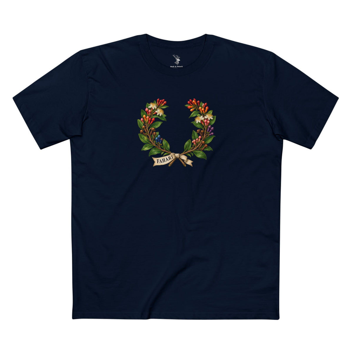 Tanzanian Clove Fahari Pride T-Shirt | Swahili Laurel Wreath Tee