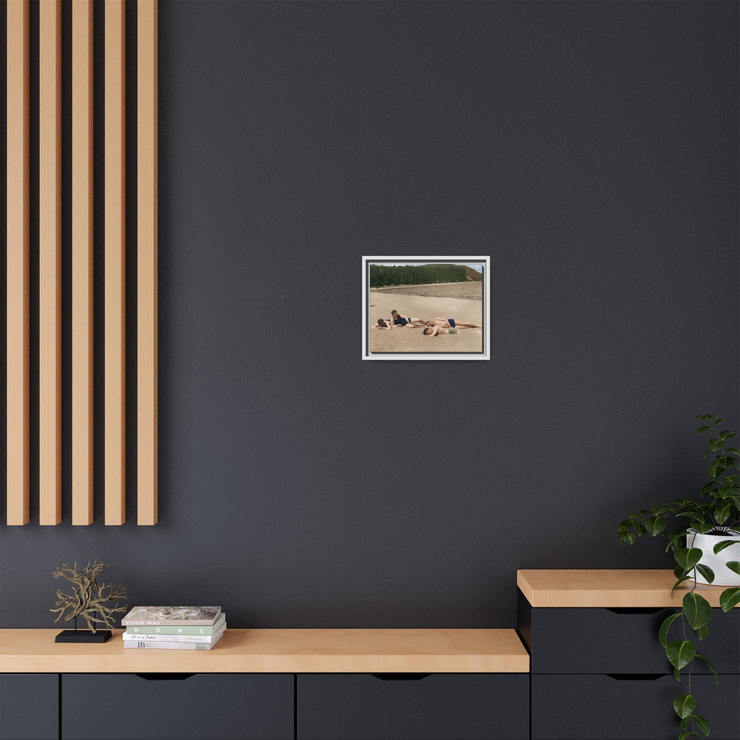nager 026 | Framed Vintage Photo - Matte Canvas