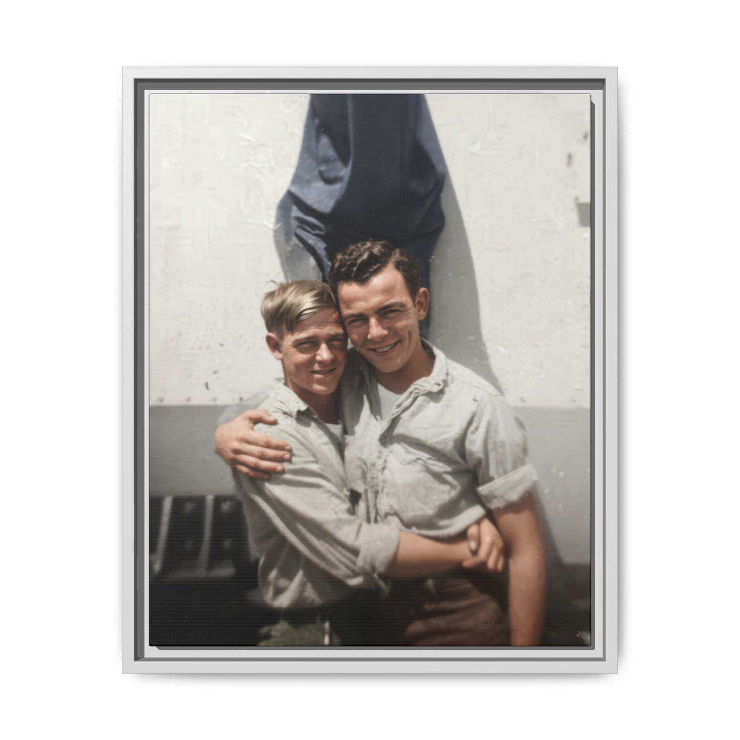 paire 136 | Framed Vintage Photo - Matte Canvas