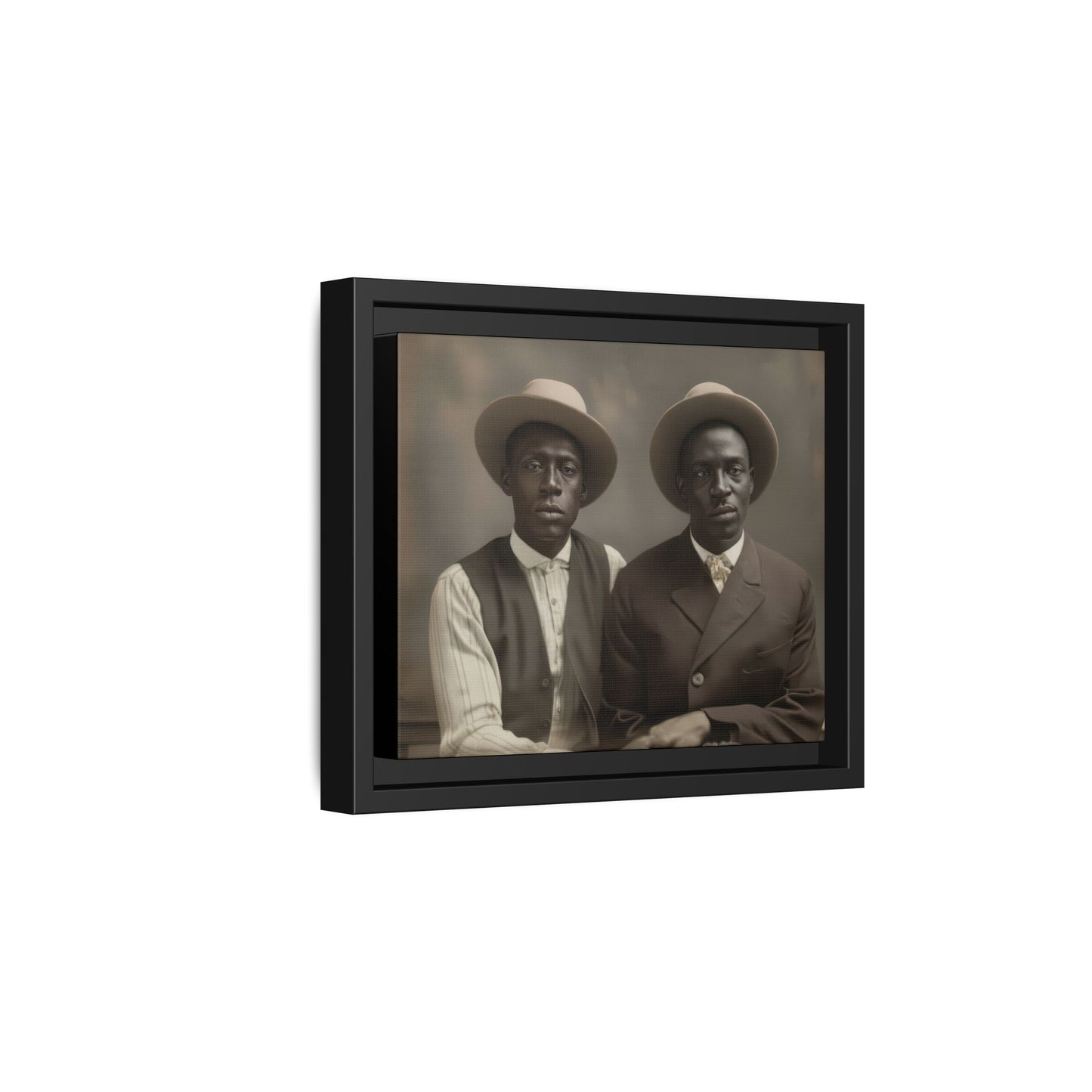 paire 103 | Framed Vintage Photo - Matte Canvas
