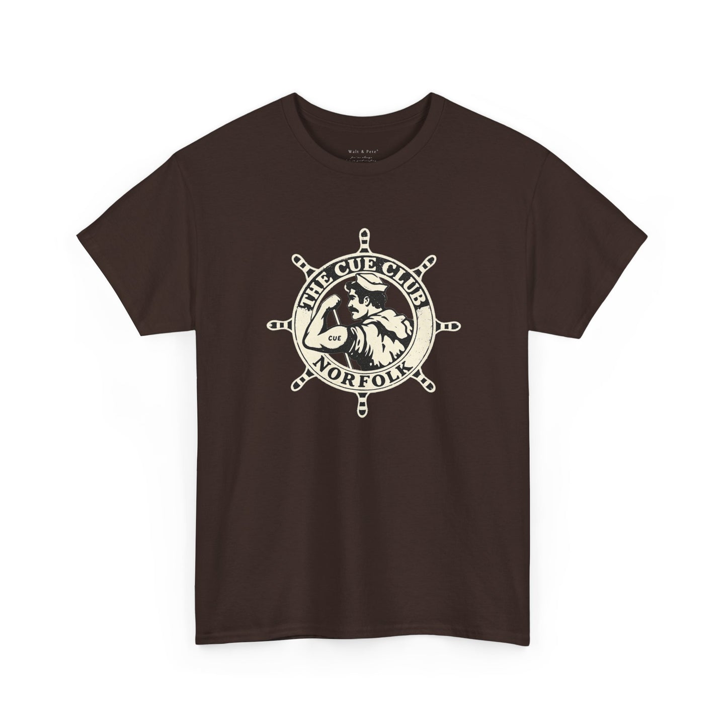 The College Cue Club Norfolk T-Shirt — Vintage 1988 Gay Bar & LGBTQ+ Nightlife History Tee