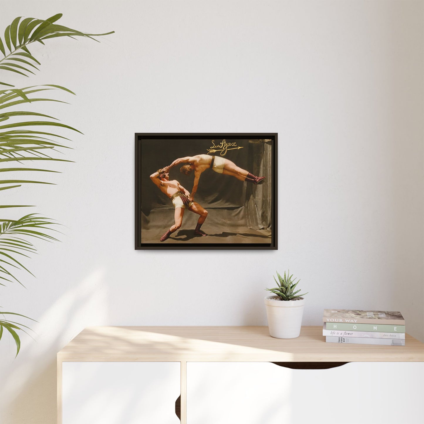 athlétisme 013 | Framed Vintage Photo - Matte Canvas