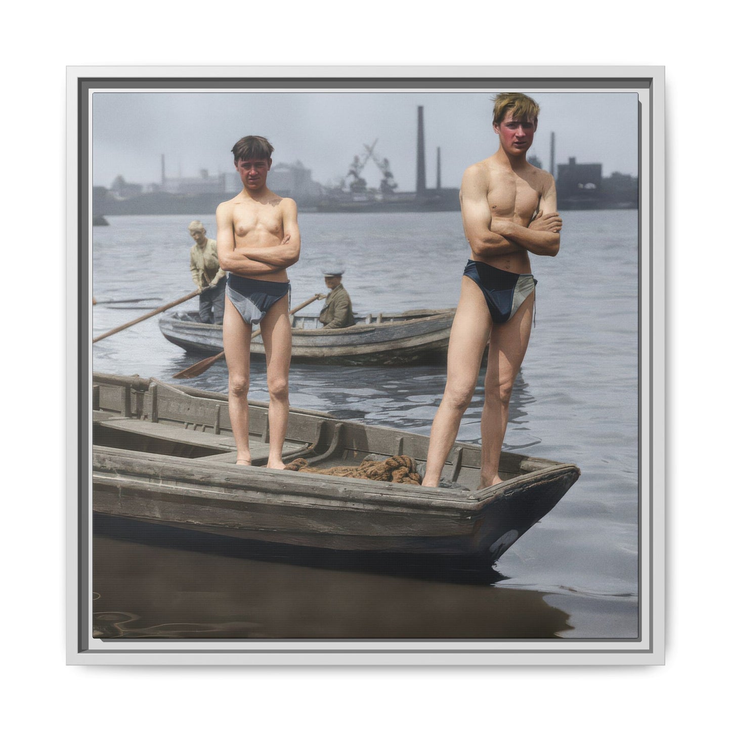nager 050 | Framed Vintage Photo - Matte Canvas