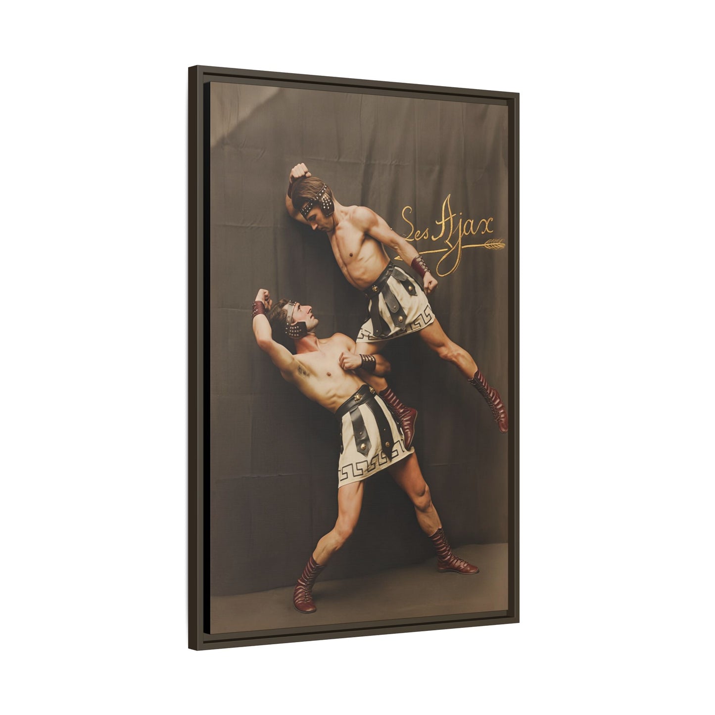 athlétisme 015 | Framed Vintage Photo - Matte Canvas