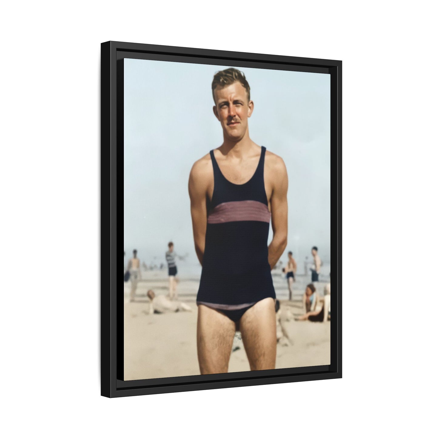 nager 023 | Framed Vintage Photo - Matte Canvas
