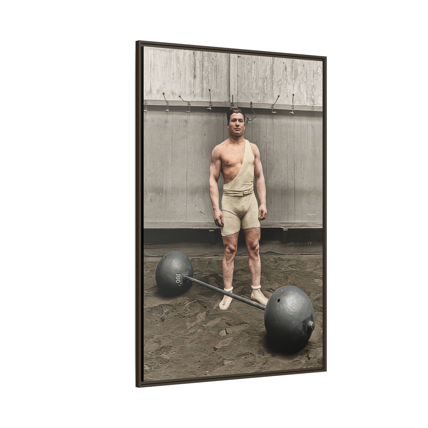 athlétisme 050 | Framed Vintage Photo - Matte Canvas