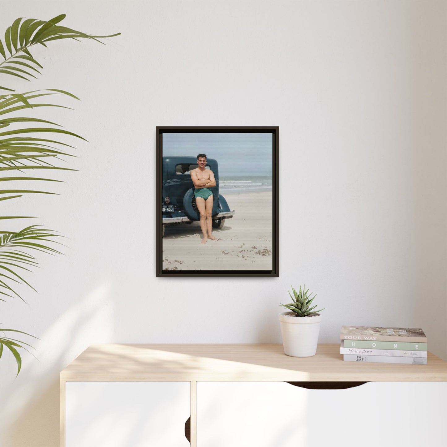 nager 046 | Framed Vintage Photo - Matte Canvas