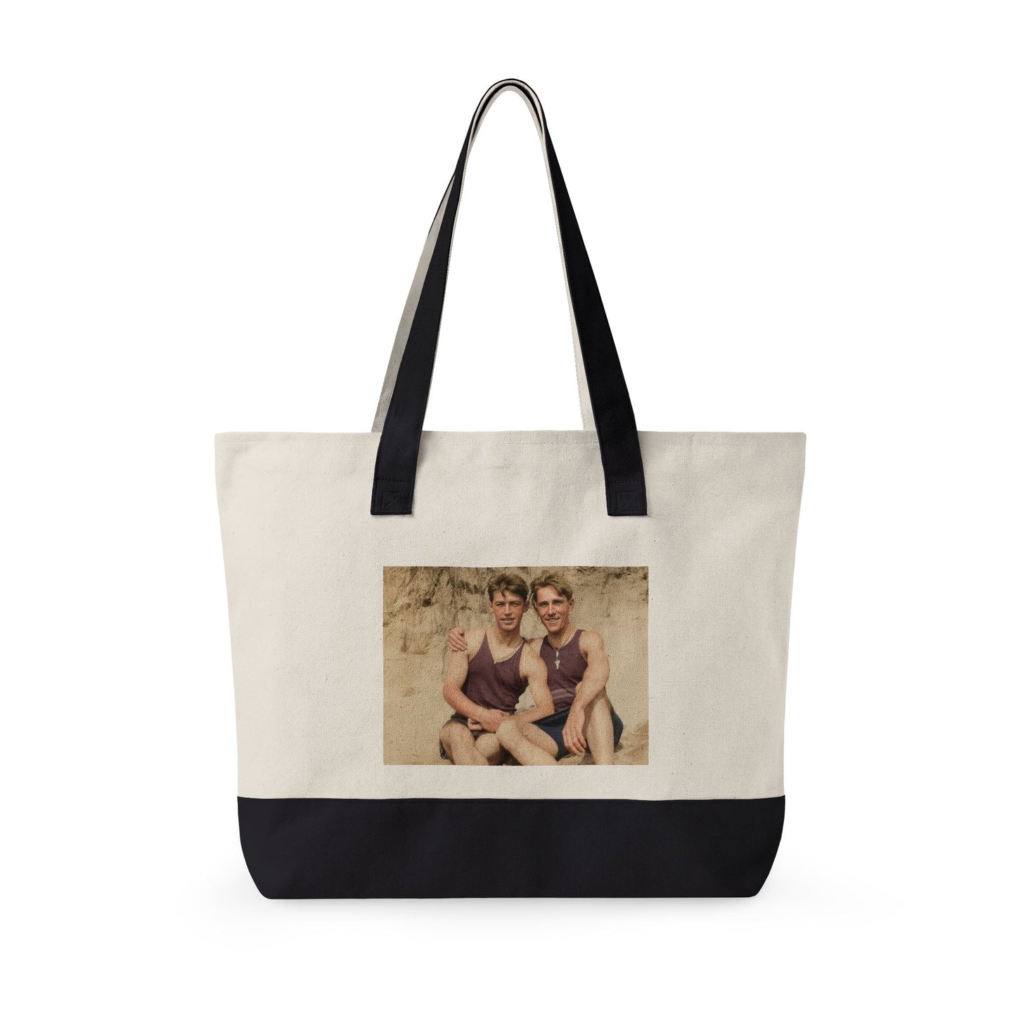 Beach Day Zippered Canvas Tote | Nager 002