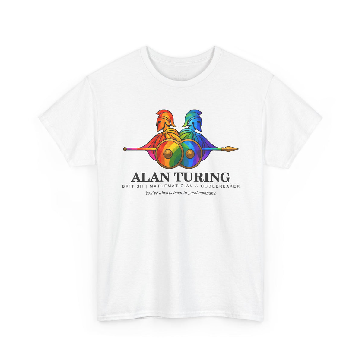 Alan Turing | British Mathematician & Codebreaker | LGBTQ+ History T-Shirt