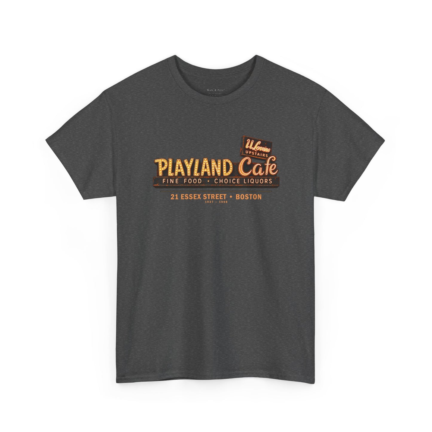 Playland Café Boston 1937–1998 Graphic T-Shirt | Historic LGBTQ Bar Tribute Tee