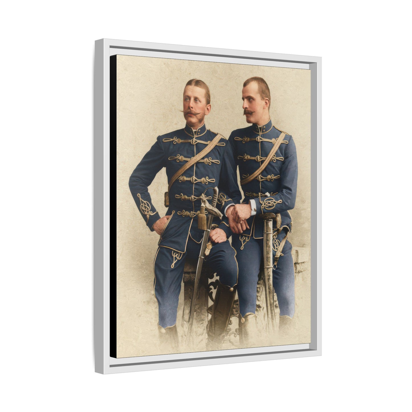 paire 139 | Framed Vintage Photo - Matte Canvas