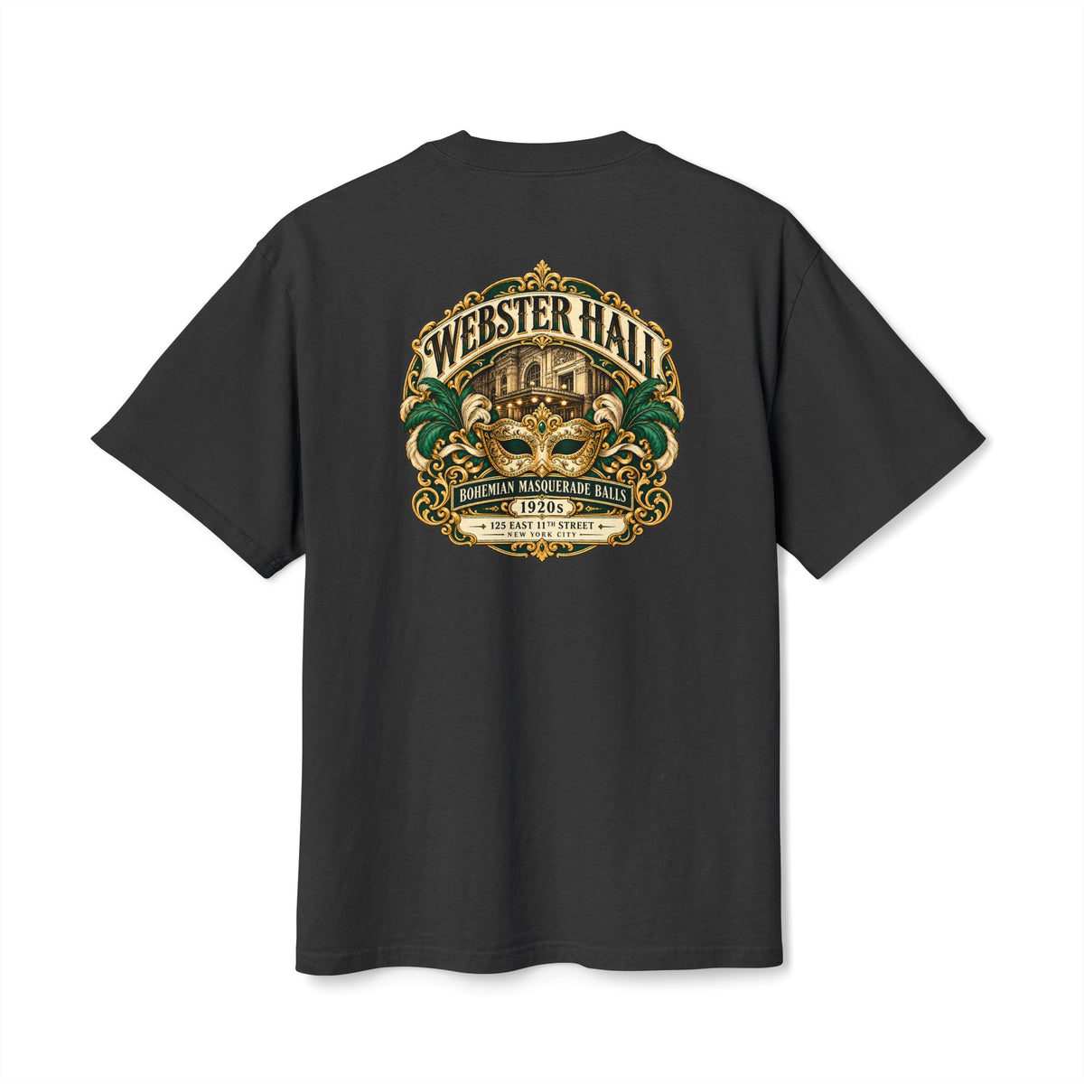 Webster Hall 1920s Masquerade | Historic NYC LGBTQ Heritage T-Shirt
