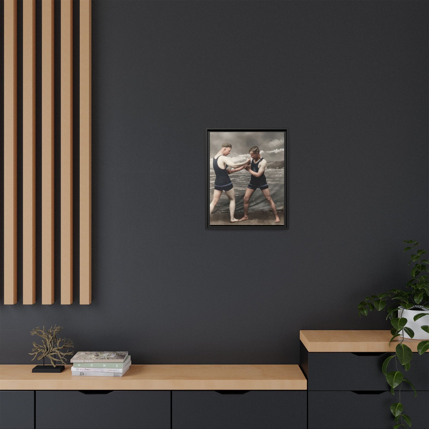 nager 048 | Framed Vintage Photo - Matte Canvas